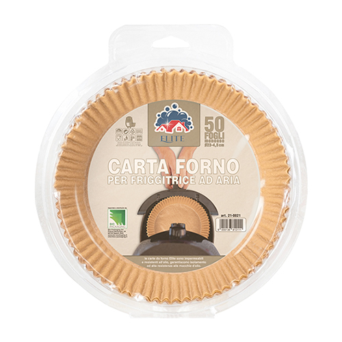 Immagine Carta forno per friggitrice aria 23x4,5 cm conf. 50 pz