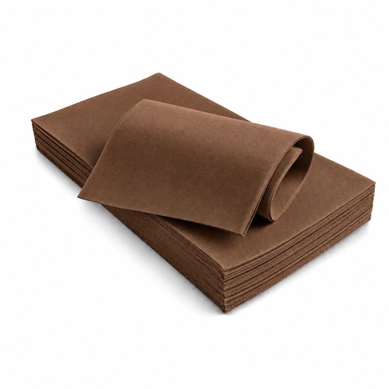 Immagine Tovaglie tnt 100x100 marrone 100 pz (4x25 pz)