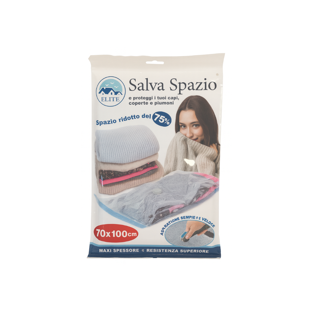 Immagine Sacchetto salvaspazio 70x100 cm pet+pe