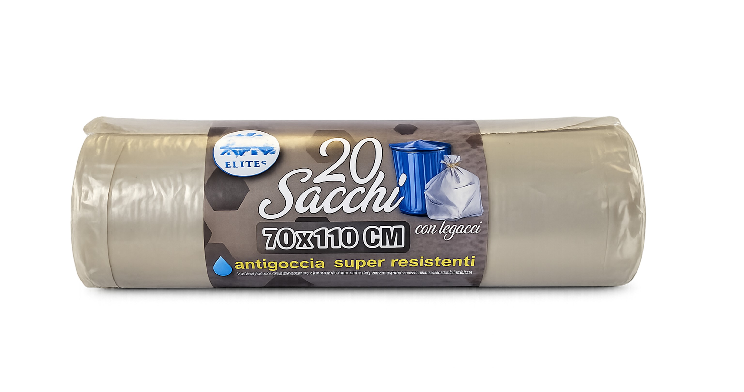 Immagine Sacco rsu 70x110 cm trasparente 10 pz