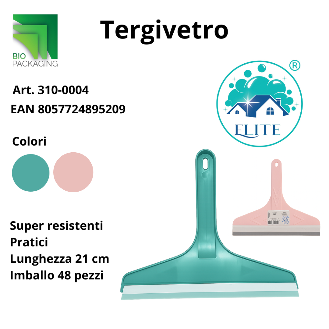 Immagine Tergivetro cm 21 verde tiffany/rosa confetto