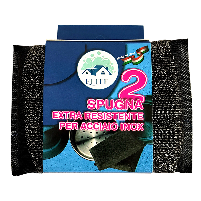 Immagine Spugna nera superstrong acciaio conf. 2pz